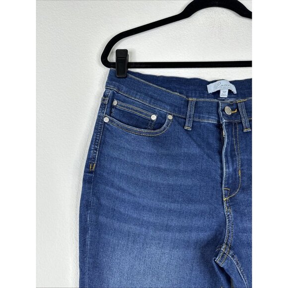 Encore By Indian Menzel Petite Skinny Ankle Jeans Size 12 Medium Wash A516302 - Picture 6 of 16
